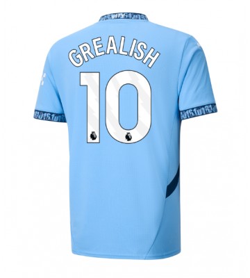 Manchester City Jack Grealish #10 Primera Equipación 2024-25 Manga Corta